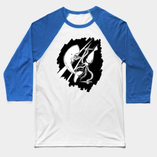 Whale v Squid Baseball T-Shirt